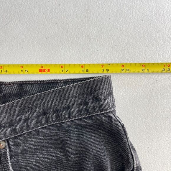 Levis 505 Jeans Mens Size 40x32 actual 38x28  Black Regular Fit Straight Leg - Picture 10 of 16